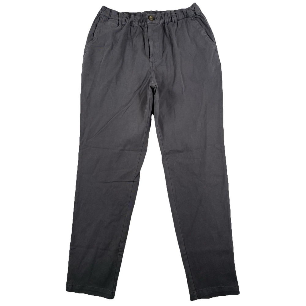 Cove USA Chino Pants Men's 34 x 31 Gray Stretch Athletic